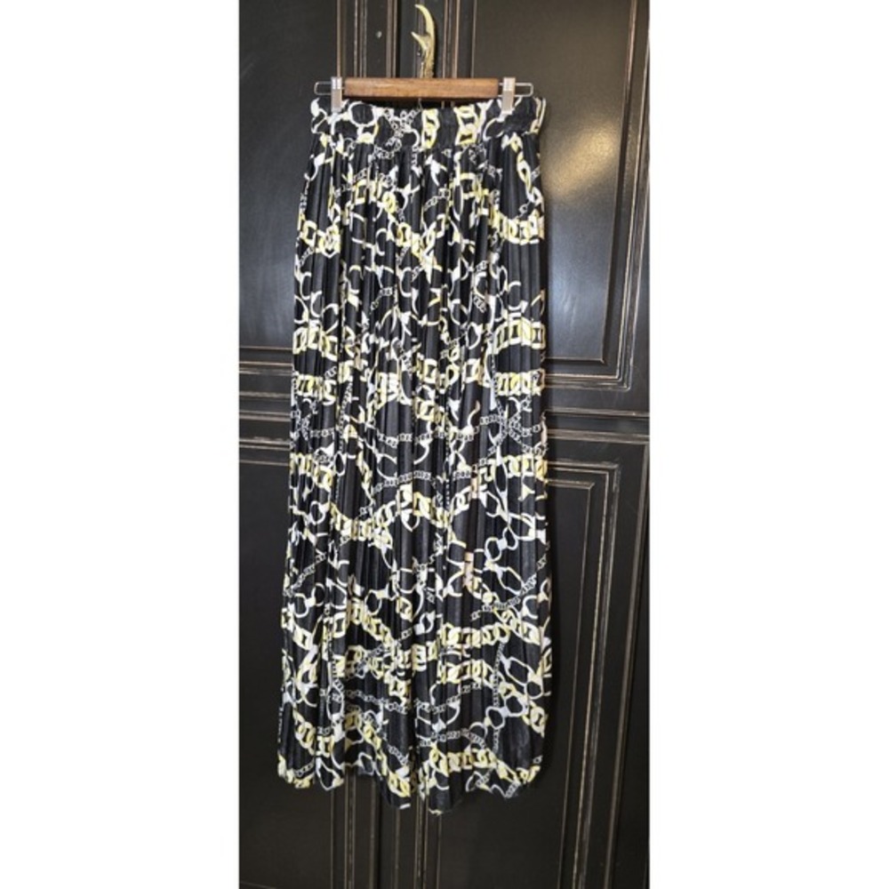Vintage, Wall St Chain Couture Fully Pleated Skirt Size Small, equestrian, derby